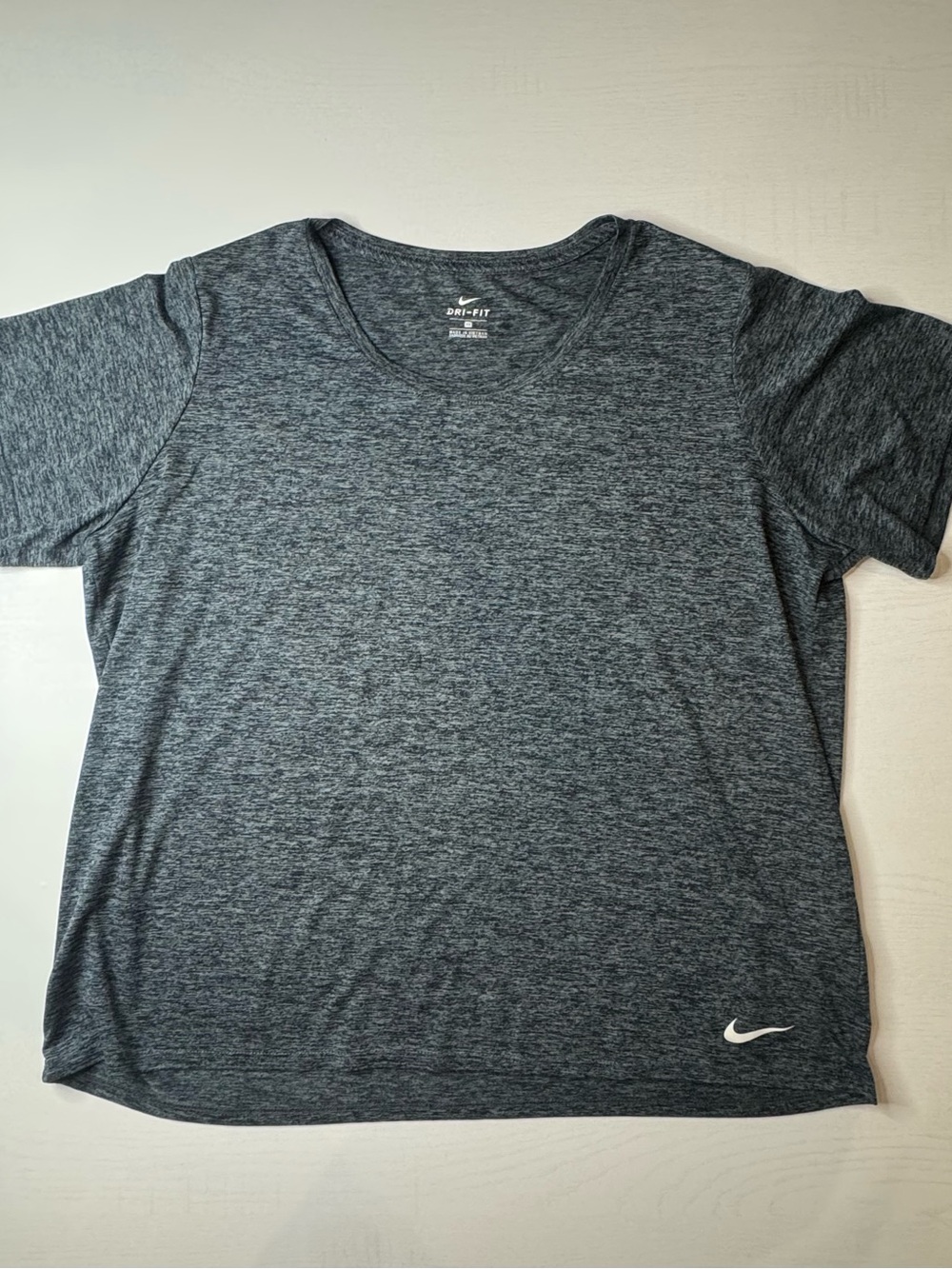 Nike Short Sleeve Dri-FIT Tee in Charcoal Heather